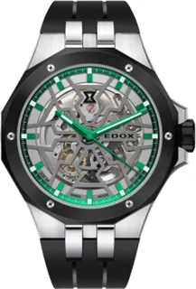 Edox Delfin 85303 3NN VB Stainless steel Skeletonized