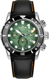 Edox CO-1 Chrono Quartz 10242 TIN VIN Titanium Green