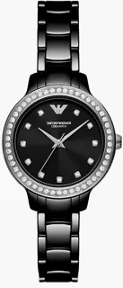 Emporio Armani Ceramic Ladies AR70008 Ceramic Black