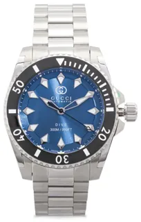 Gucci Dive Stainless steel blue