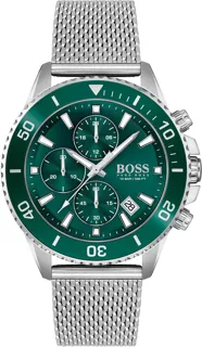 Hugo Boss Admiral Athleisure 1513905 Stainless steel Green