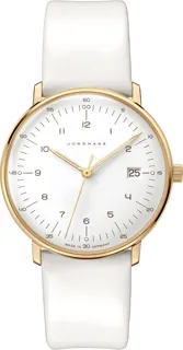 Junghans max bill 47/7451.02 Yellow gold and PVD White