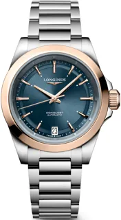 Longines Conquest L3.430.5.92.6 Rose gold Blue