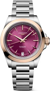 Longines Conquest L3.430.5.98.6 Rose gold Purple