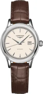 Longines Flagship L4.374.4.79.2 Stainless steel Beige