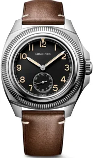 Longines Heritage L2.838.4.53.0 Stainless steel Black