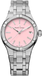 Maurice Lacroix Aikon Quartz AI1106-SS002-550-1 Stainless steel Pink