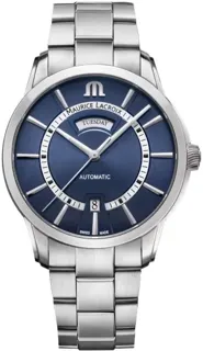 Maurice Lacroix Pontos Day Date PT6358-SS002-431-1 Stainless steel Dark Blue