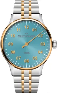 MeisterSinger Yaara Ice Blue Gold YA914G Stainless steel Ice Blue