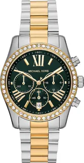 Michael Kors Lexington Oversized Ladies MK7303 38mm Stainless steel Green