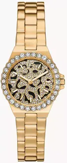 Michael Kors Mini Lennox Pave Ladies MK7394 Yellow gold and PVD Black