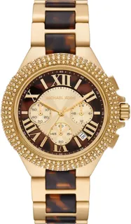 Michael Kors Camille Ladies MK7269 43mm Yellow gold and PVD Golden