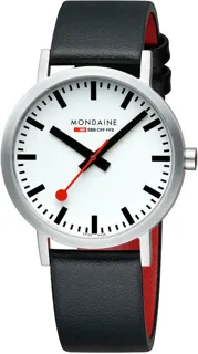 Mondaine Classic A660.30360.16SBBV Stainless steel White