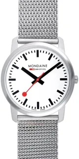 Mondaine Simply Elegant A400.30351.16SBZ 36mm Stainless steel White