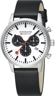 Mondaine Neo MSD.41410.LBV 41mm Stainless steel White