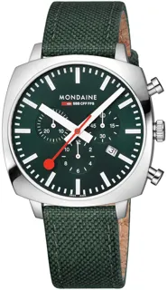 Mondaine Official Swiss Railways MSL.41460.LF.SET Stainless steel Green