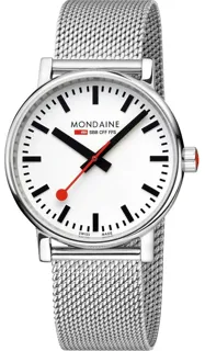 Mondaine Evo2 MSE.40110.SM 40mm Stainless steel White