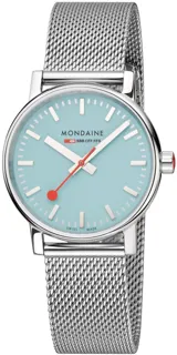 Mondaine Evo2 Dusk MSE.35140.SM 35mm Stainless steel Blue