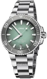 Oris Aquis 01 733 7732 4137-07 8 21 05PEB Stainless steel Green