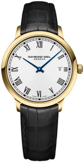 Raymond Weil Toccata Mens 5485-PC-00359 Yellow gold White