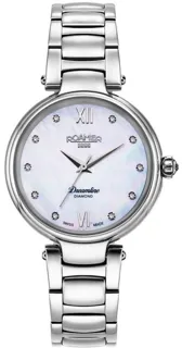 Roamer Dreamline White MOP Diamond 857847 41 29 50 Stainless steel Silver