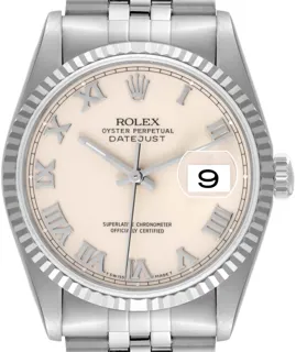 Rolex Datejust 36 16234 Stainless steel White