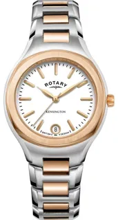 Rotary Kensington Ladies LB05106/02 Gold PVD White