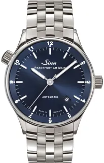 Sinn Frankfurt Financial District 6068.012 Stainless steel Blue