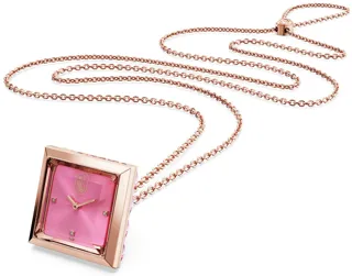 Swarovski Pendant Triangle Cut 5628296 25mm Rose Gold PVD Pink