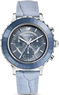 Swarovski Octea Lux Chrono 5580600 39.5mm Stainless steel Blue