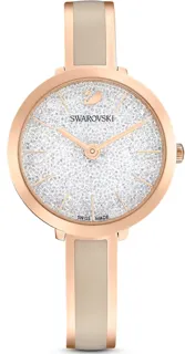 Swarovski Crystalline Delight 5642218 33mm Rose Gold PVD Silver