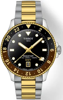 Tissot Seastar T1208522205100 Stainless steel Black