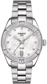 Tissot PR 100 T101.910.11.116.00 Stainless steel White