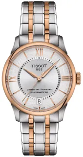 Tissot Chemin Des Tourelles T139.207.22.038.00 34mm Rose gold and Stainless steel Silver