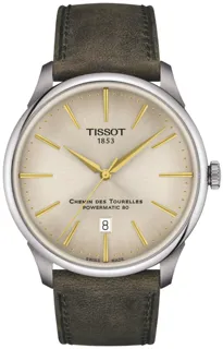 Tissot Chemin Des Tourelles T139.407.16.261.00 42mm Stainless steel White