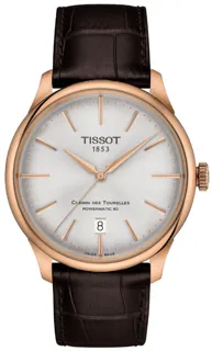 Tissot Chemin Des Tourelles T139.807.36.031.00 Rose gold and Stainless steel Silver