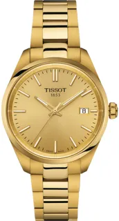 Tissot T-Classic T150.210.33.021.00 Yellow gold and Stainless steel Champagne