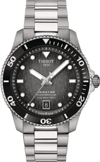 Tissot Seastar T120.807.11.051.00 Stainless steel Black