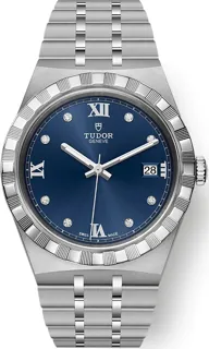 Tudor Royal Date M28500-0006 38mm Stainless steel Blue