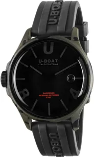 U-Boat Darkmoon 9553 Stainless steel Black