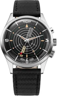 Vulcain Nautical 100252SB07.BAC149 Stainless steel Black