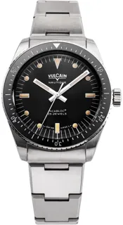 Vulcain Skindiver Nautique 660170A07.BHM286 Stainless steel Black