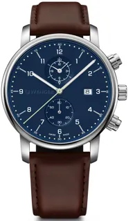 Wenger Urban Classic Chrono Blue 01.1743.125 Stainless steel Blue