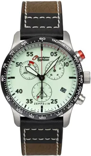 Zeppelin Eurofighter Mens 72985 Stainless steel White