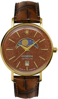 Zeppelin Luna Ladies 81395 Yellow gold and PVD Red