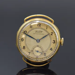 Tissot 18k yellow gold Silver