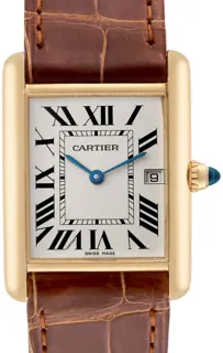 Cartier Tank Louis W1529756 18k yellow gold Silver