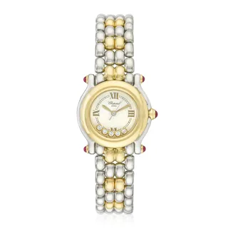 Chopard Happy Sport 27/8278-21 Stainless steel and 18k yellow gold White