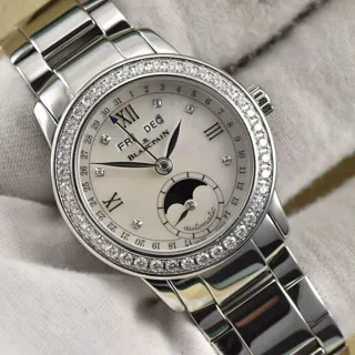 Blancpain Léman Moonphase 2360-4691A-71A 34mm Stainless steel and Diamond White