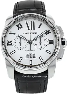 Cartier Calibre de Cartier W7100046 Stainless steel Silver